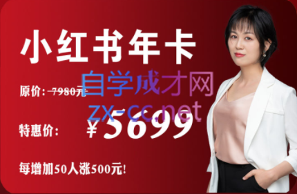 夏九九·小红书学习年度训练营（2022年），价值5699元