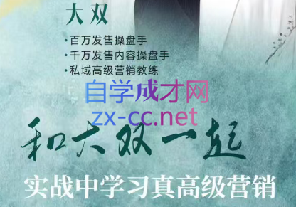 大双养成系IP文案营销密训班