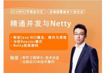精通并发与Netty（62小时92节全方位覆盖各知识点）