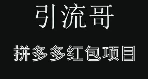 引流哥·拼多多红包项目第1期，价值666元