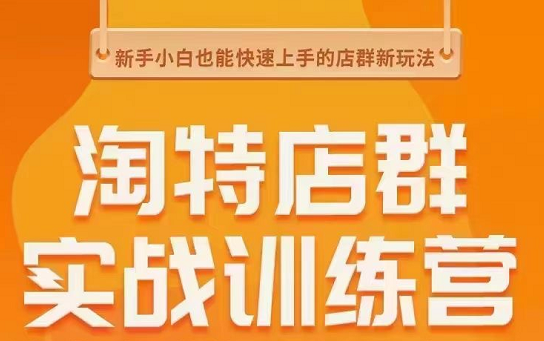 HYS·淘特点群实战训练营，价值1980元