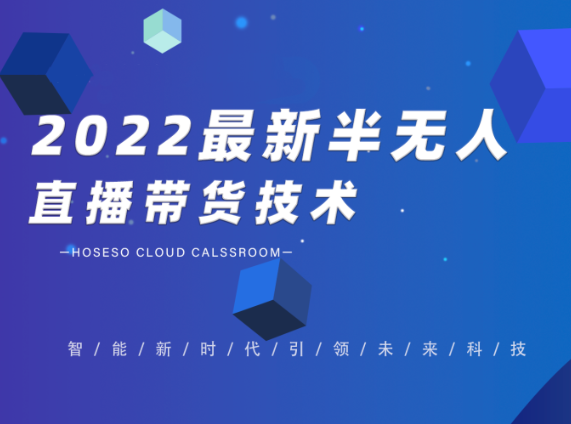 禾兴社·2022最新半无人直播带货技术，价值699元