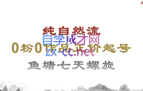 大付运营·0粉纯自然流量正价起号，价值2000元