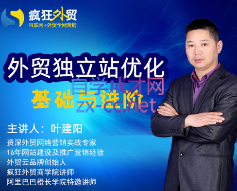 叶建阳老师·外贸独立站优化基础与进阶，价值299元