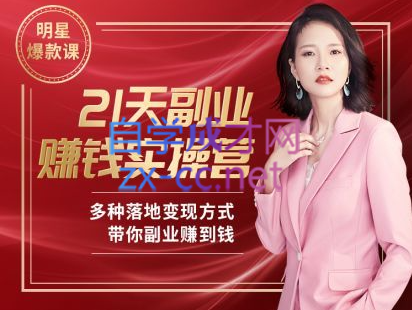 Angie老师·21天副业赚钱行动营，价值1999元