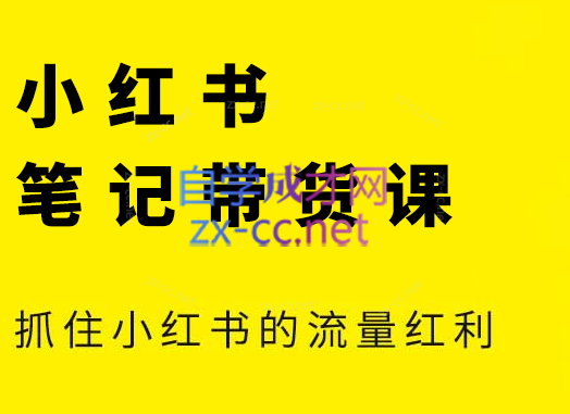 张宾·小红书笔记带货课（更新2026）