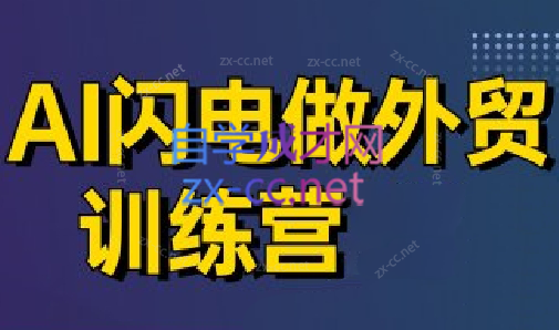 大卫·AI闪电做外贸训练营（更新7月）