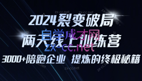 马老师·2024裂变破局两天线上训练营
