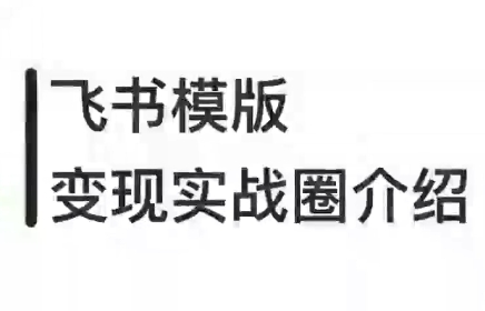Cayson老师·小红书飞书摸版变现实战