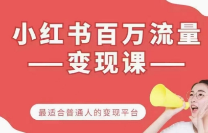 沈凡老师·小红书百万流量变现课