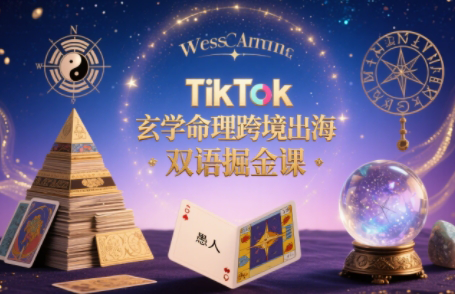 TikTok玄学命理跨境出海双语掘金课