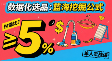 亚马逊副业掘金单人实战课