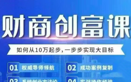 青创繁星·萌姐财商创富课第六期（8月22-24号）