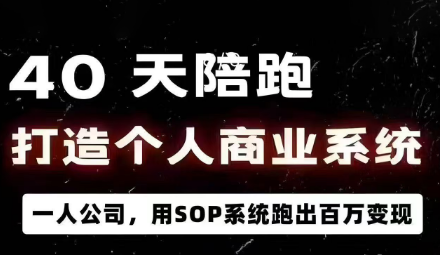 Emily老师·40天商业陪跑营｜打造个人商业系统