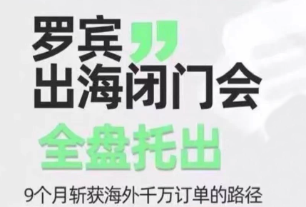 罗宾·跨境出海全盘攻略