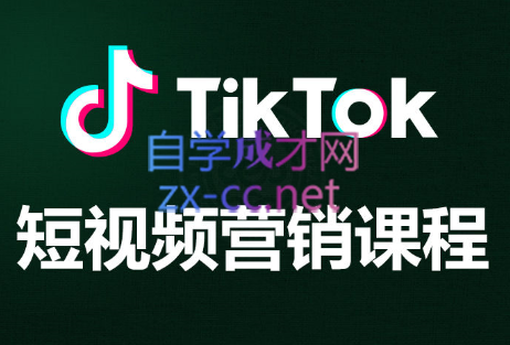 中商出海·TikTok短视频营销课程，价值3999元