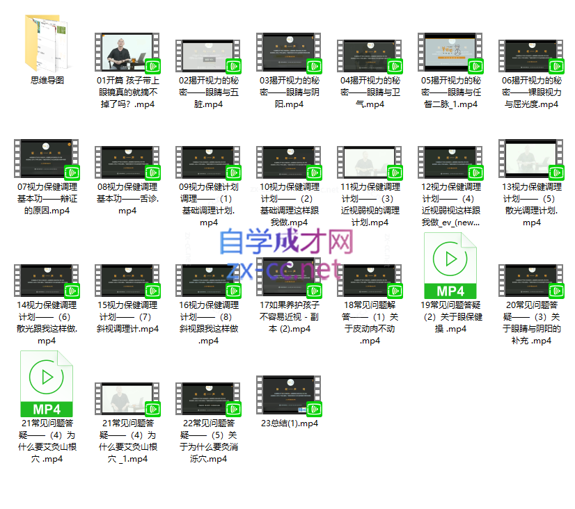 羊爸爸16岁以下孩子的视力保健调理课