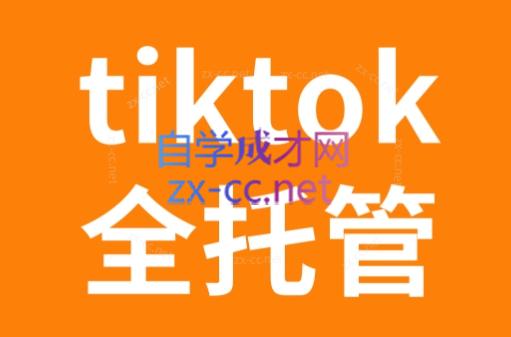 TikTok跨境电商全托管运营模式精品课