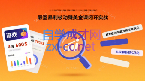 联盟暴利被动赚美金课闭环实战 联盟暴利被动赚美金课闭环实战