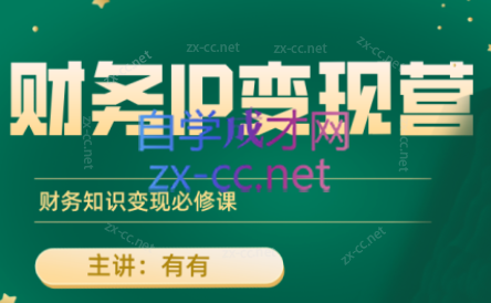 有有老师·财务IP变现营,财务知识变现必修课 有有老师·财务IP变现营,财务知识变现必修课